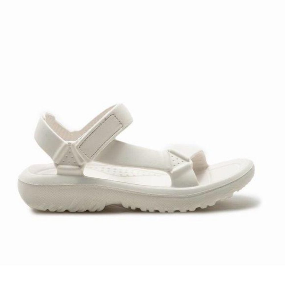 Velcro Sport Sandal in Off White - Picture 3 of 5